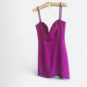 Gorgeous purple mini dress